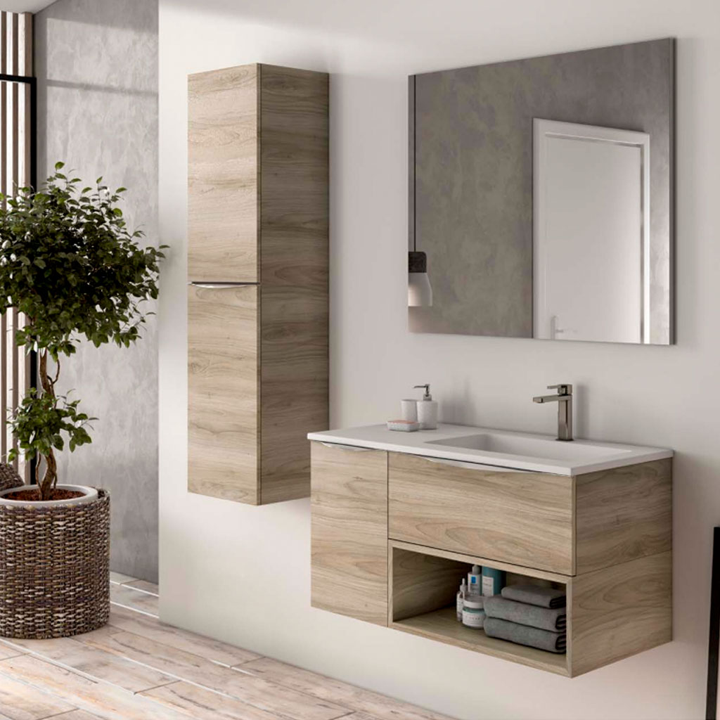 Muebles de baño en melamina: Estilo y resistencia a la humedad